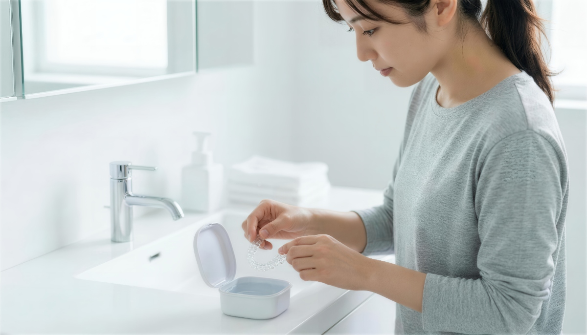 マウスピースの正しいお手入れ方法